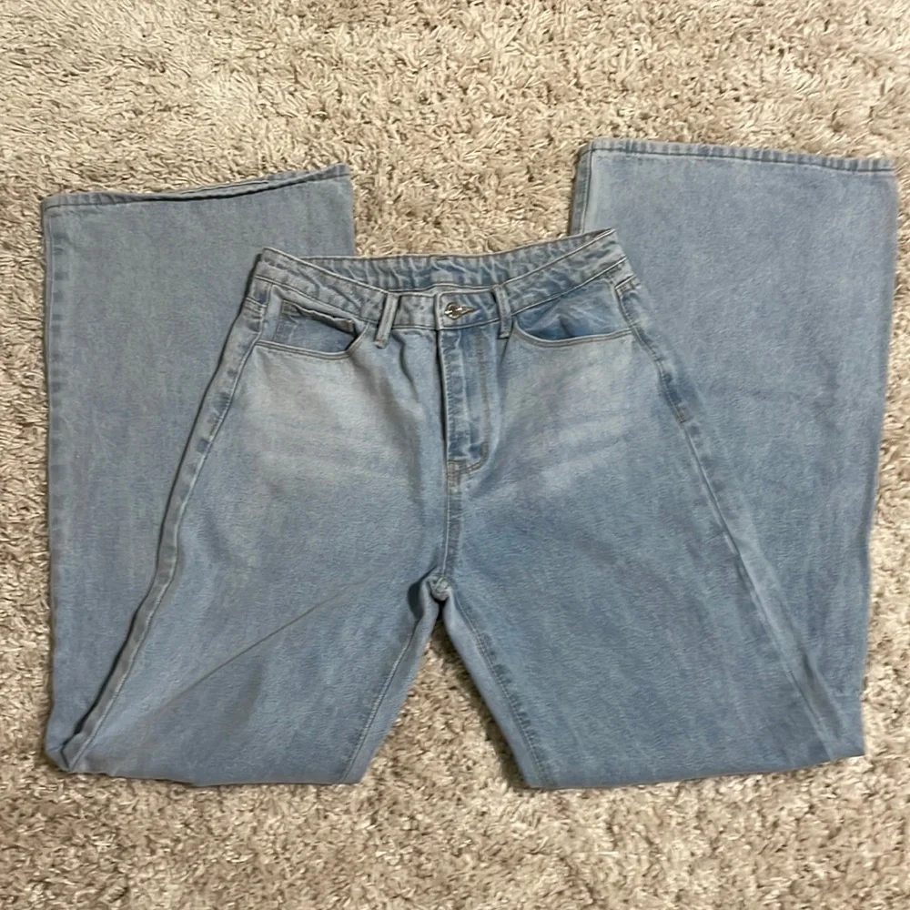 SHEIN High Waisted Wide-Leg Jeans - Picture 1 of 7